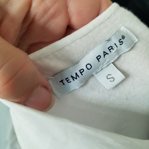 Tempo Paris silk floral blouse with frilly sleeves - Picture 5 of 6